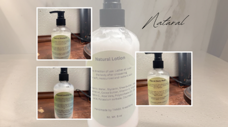 TandL Kreations natural complete body care set