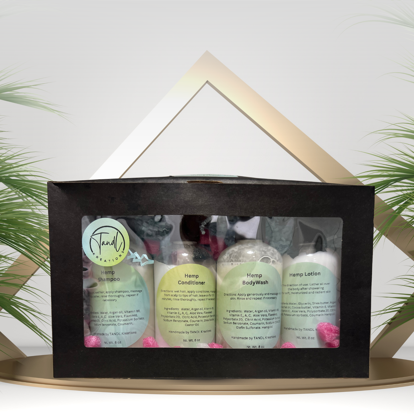 TandL Kreations complete body care set boxed