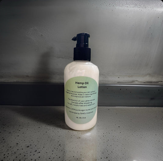 Hemp Argon Face and Body Lotion TandL Kreations