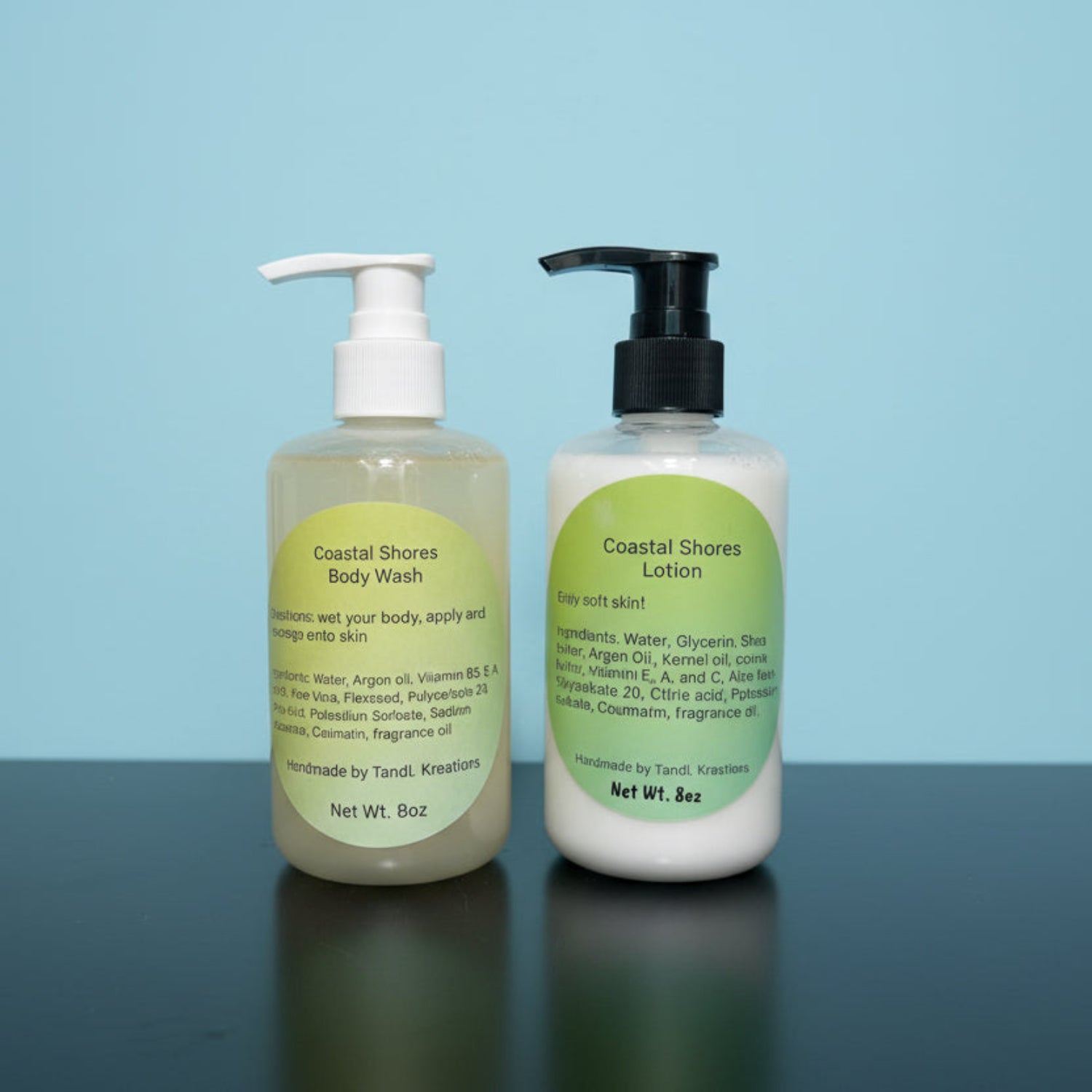 coastal Shores | mini bundle | 2-8oz | argan oil| TandL Kreations