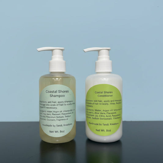 Coastal Shores Argan Oil 2- 8oz Shampoo and Conditioner TandL Kreations