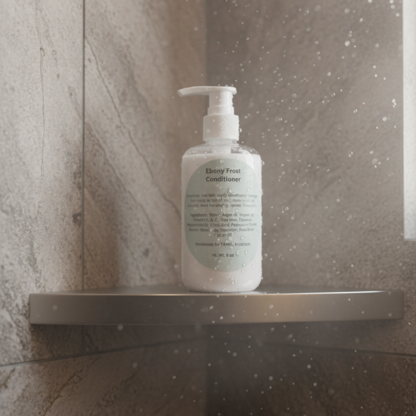 Ebony Frost Conditioner in shower