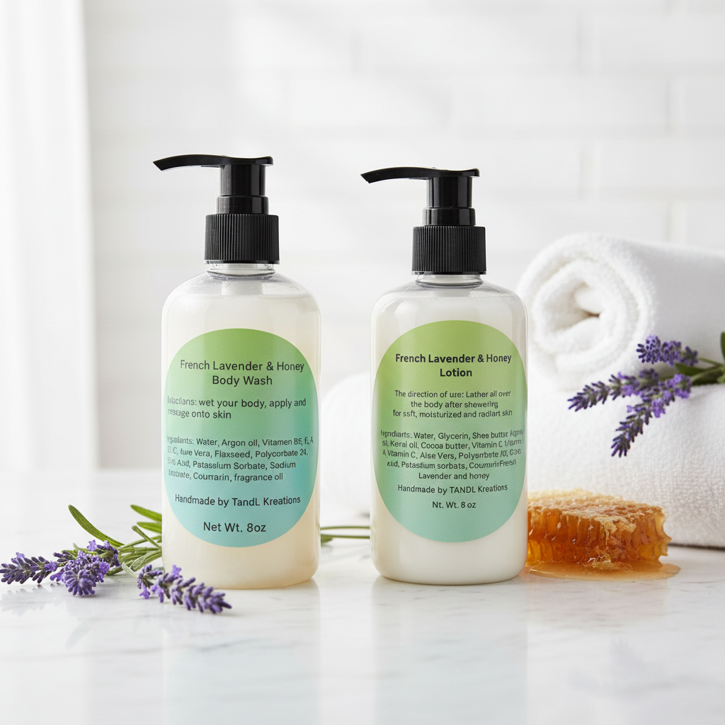 French Lavender & Honey Marble Lifestyle