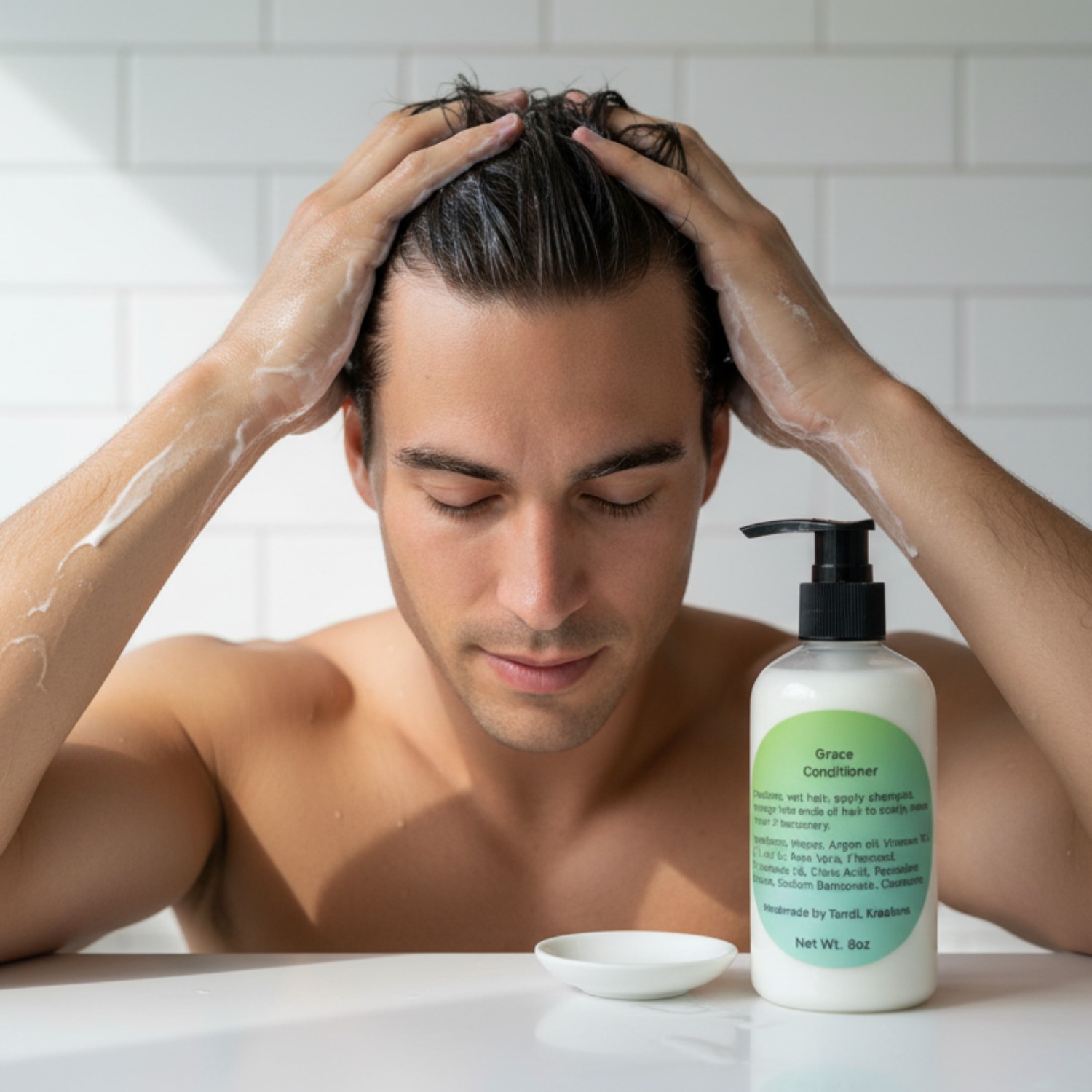 Grace Conditioner - Man Distributing Product