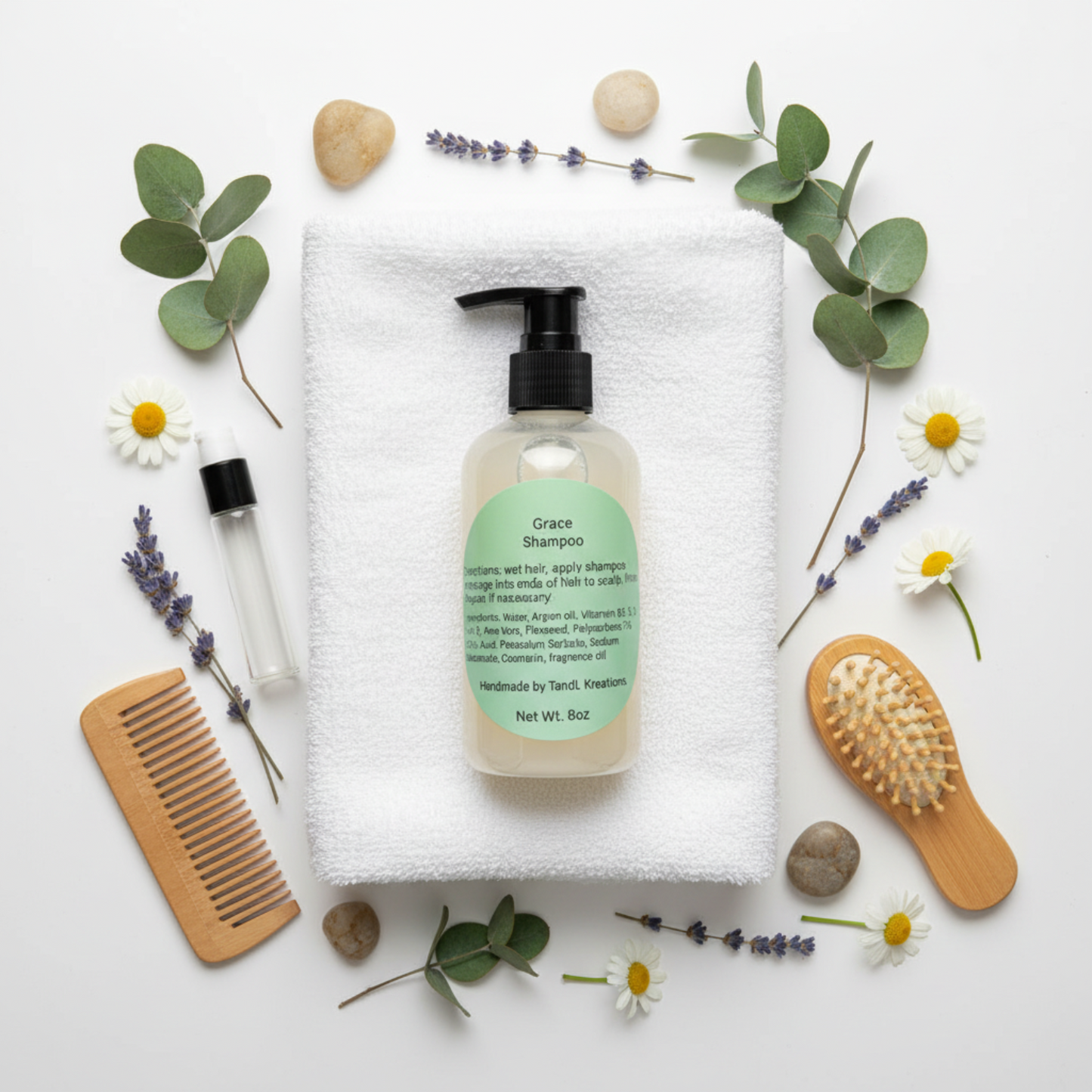Grace Shampoo Flat Lay