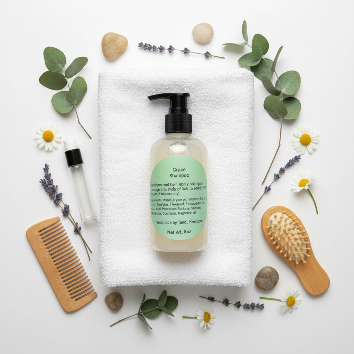 Grace Shampoo Flat Lay