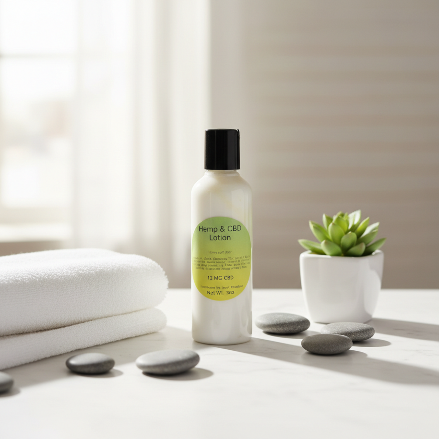 Hemp & CBD Lotion Marble