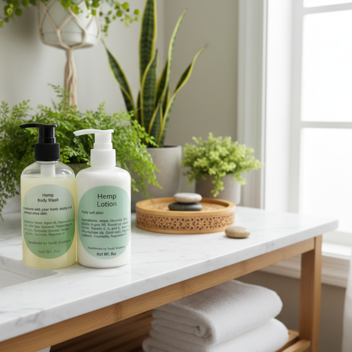 Hemp Lifestyle - Bathroom Scene