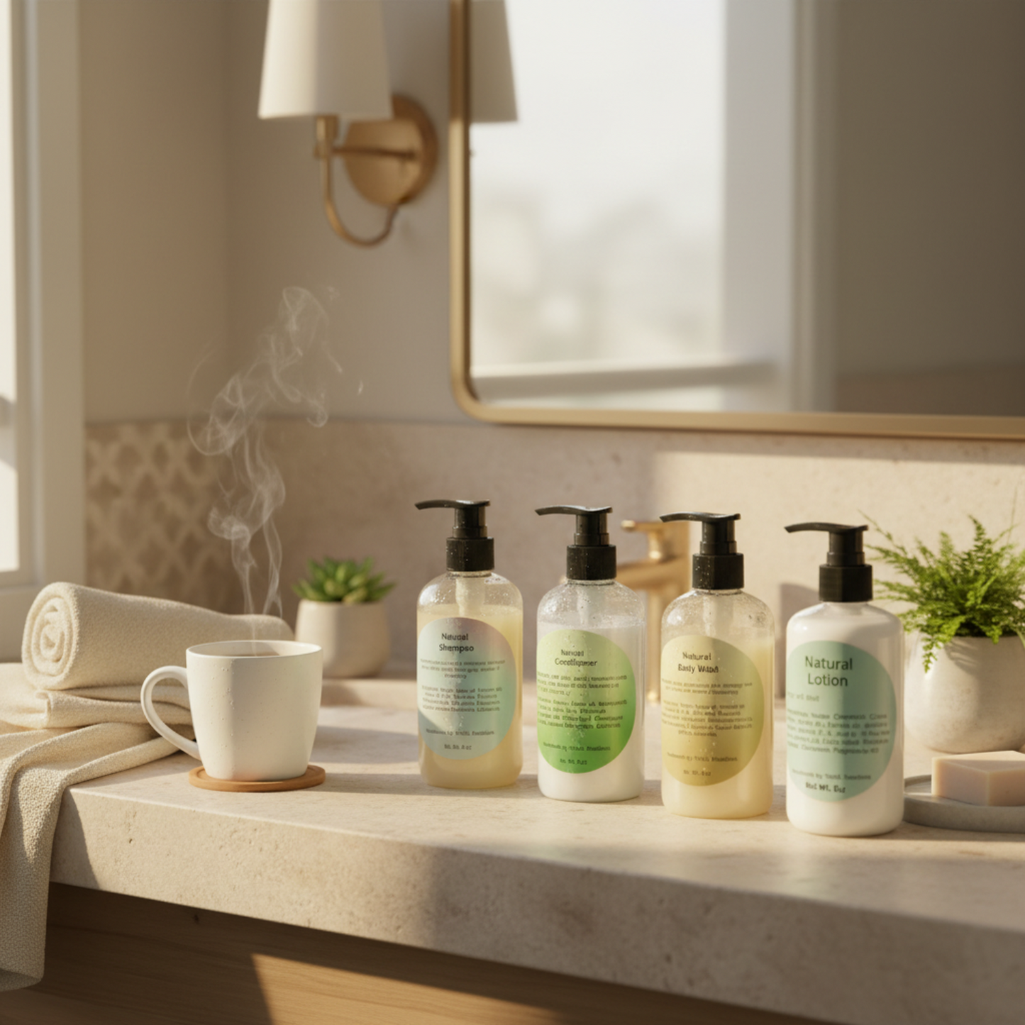 Natural Set Morning Routine